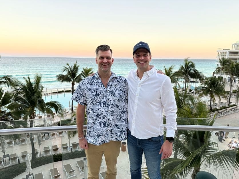 Kai Kaapro and Andrew Cole, Co-CEOs of TourScale, in Cancun